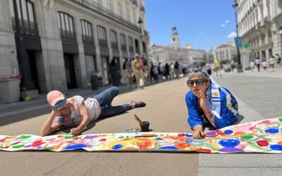 VALENTINA MACEDO. Artista plástica, performer de pintura en vivo.