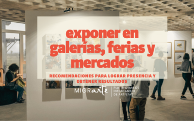 Recomendaciones para exponer en galerías, ferias y mercados