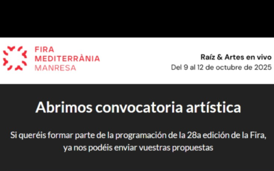 Convocatoria Artística 2025: Fira Mediterrània de Manresa
